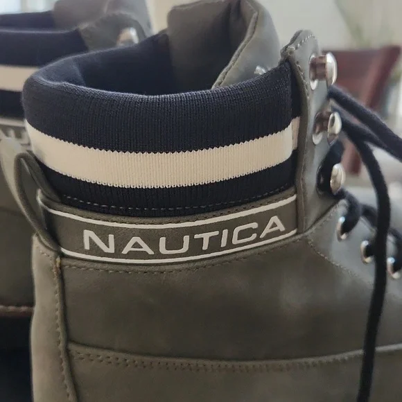 NWB Nautica Galiah Olive Green Women's Boots Size 9.5 - Picture 6 of 12